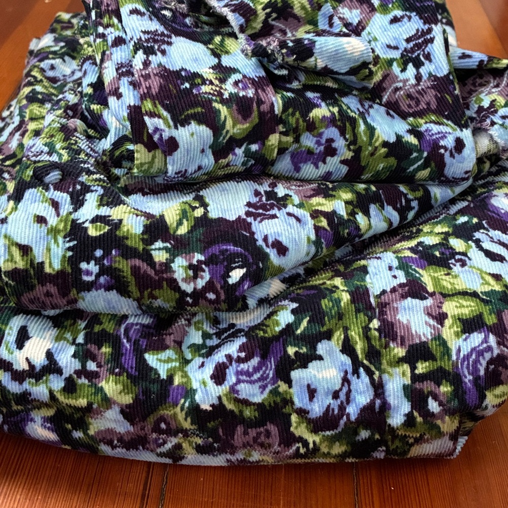 Rare Laura Ashley x Joanie deconstructed corduroy dress organic cotton